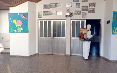 El Municipio comenzó con las tareas de fumigación en escuelas de la localidad
