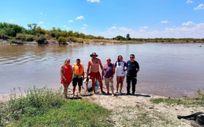 Hubo un cinematográfico rescate de un niño que era arrastrado por la correntada del río Gualeguay