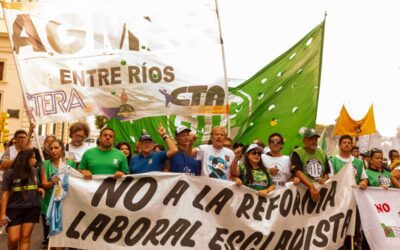 AGMER adhiere al paro nacional de este jueves contra la reforma laboral