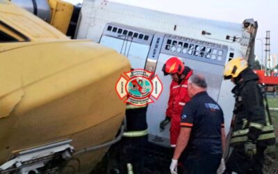 “Casi milagroso”: sobrevivió tras volcar en la Autovía 14 y estar atrapado entre los hierros por casi 2 horas