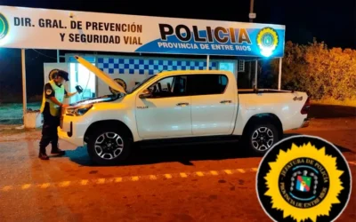 Intentó evadir un control en Ruta 12: circulaba con una camioneta con pedido de secuestro