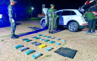 Planeaba pasar por Entre Ríos con 88 kilos de cocaína hacia Uruguay, pero la detuvieron en Corrientes