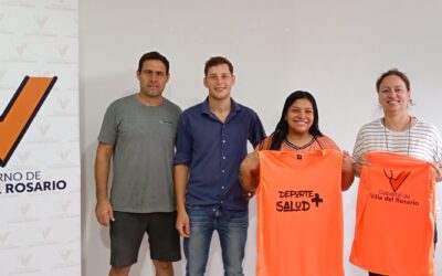 Nuevas pecheras deportivas para el equipo de fútbol “Las Diablitas”