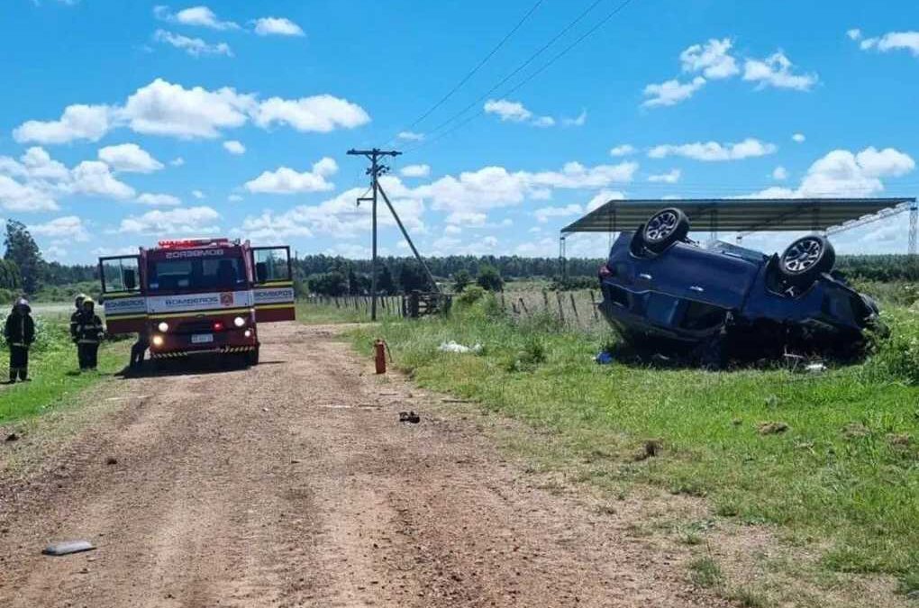 Tragedia en Autovía 14: Falleció un bebé de Chajarí tras el vuelco de una camioneta cerca de Mocoretá