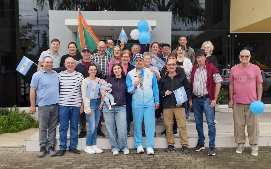 Tras consagrarse campeón sudamericano, Gabriel Tonina llegó a Villa del Rosario