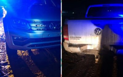 Tras una persecución, la Policía interceptó una camioneta que llevaba un carro con animales faenados: Detuvieron a dos hombres en Colonia Belgrano