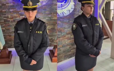 Incorporan la pollera al uniforme diario del personal femenino de Policía de Entre Ríos