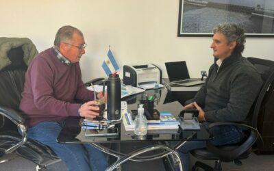 Bravo se reunió con Cecco por obras prioritarias para Federación