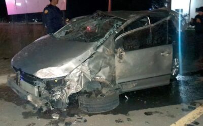 Impresionante vuelco en Ruta 12: un hombre está en terapia intensiva