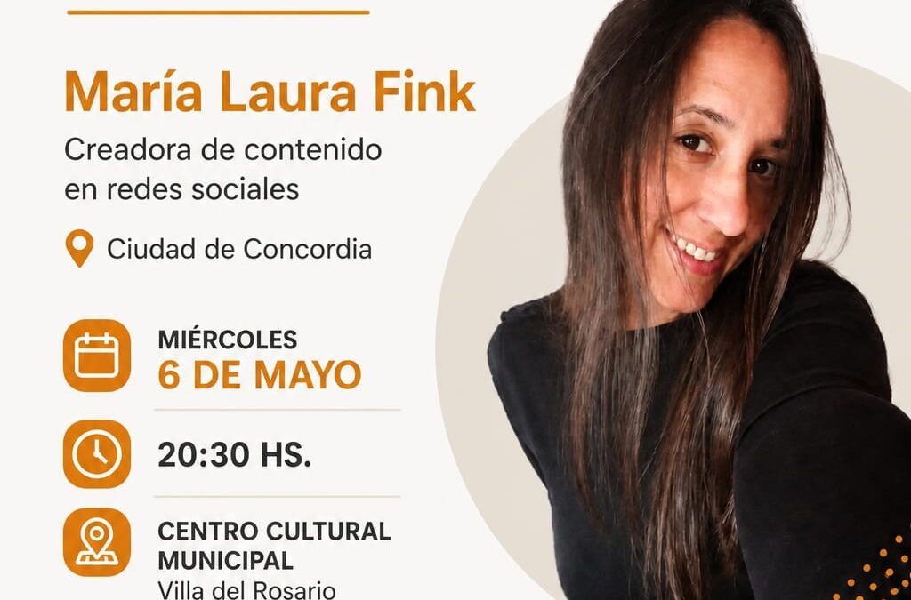 Creadora de contenidos brindará una charla en Villa del Rosario sobre la formación autodidacta