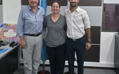 La intendente Vanina Perini se reunió con el presidente de la Delegación Argentina ante la CTM