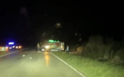 Trágico accidente en Ruta 2: Murió un motociclista tras chocar contra un utilitario