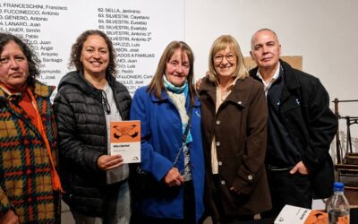 Perini participó de la presentación de la reedición de «Villa Libertad», obra literaria de César Varini
