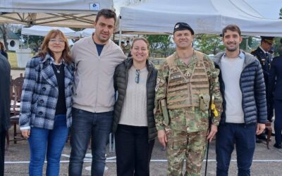 Autoridades municipales de Villa del Rosario participaron del acto por el 216° aniversario del Ejército Argentino