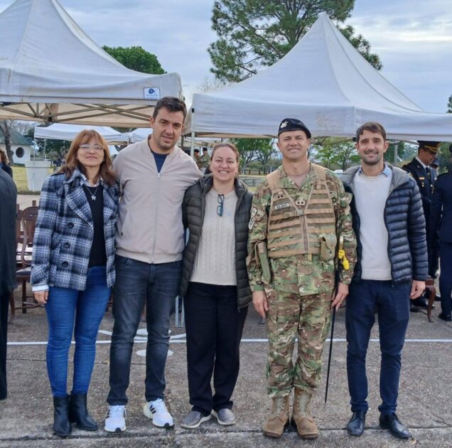 Autoridades municipales de Villa del Rosario participaron del acto por el 216° aniversario del Ejército Argentino - VDRnet
