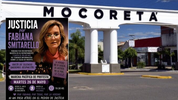 Convocan a una marcha en Mocoretá para exigir justicia por la muerte de Fabiana Smitarello