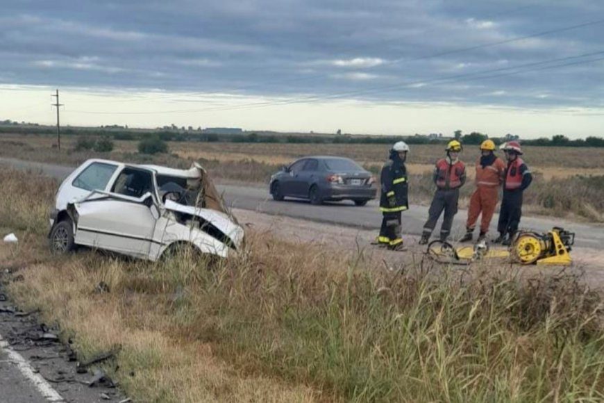 Nuevo siniestro fatal en Entre Ríos: Una persona falleció tras un violento choque entre dos autos