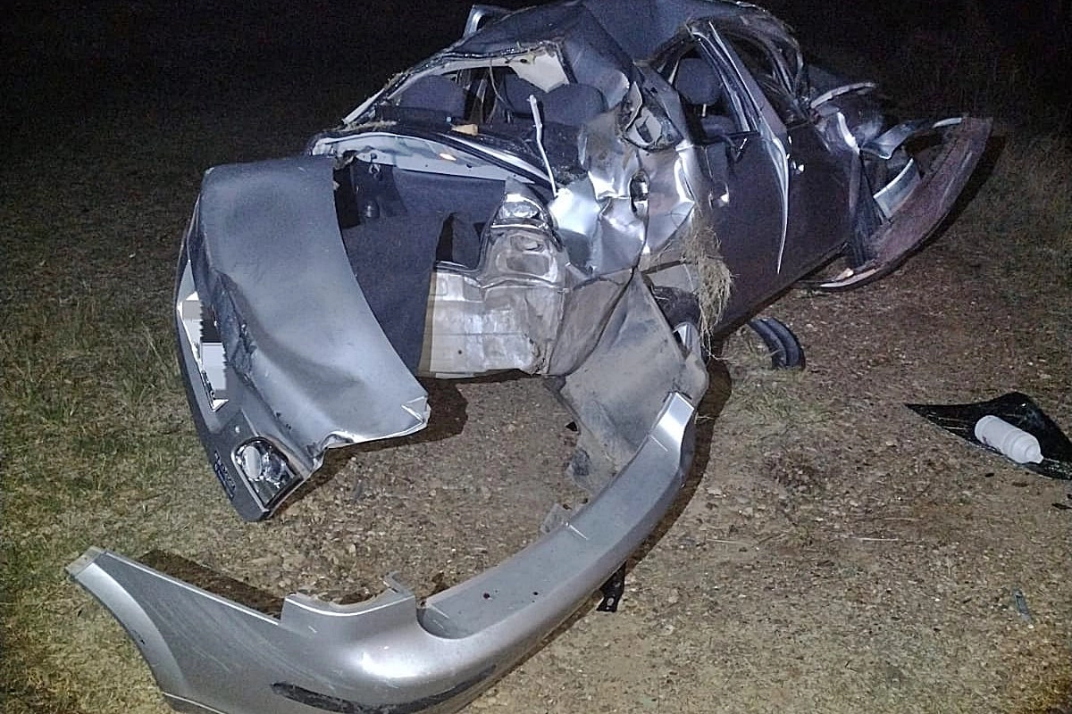 Conductor terminó hospitalizado tras un violento despiste en la Autovía 14 - VDRnet