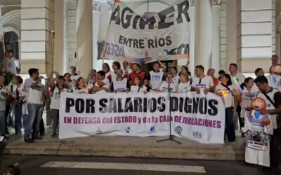 AGMER convocó a un nuevo paro para este miércoles por mejoras salariales y en rechazo a la reforma previsional