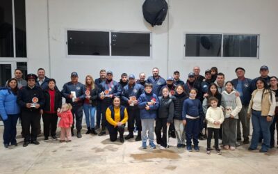 En su día, los bomberos voluntarios de Villa del Rosario fueron homenajeados con un acto y agasajo