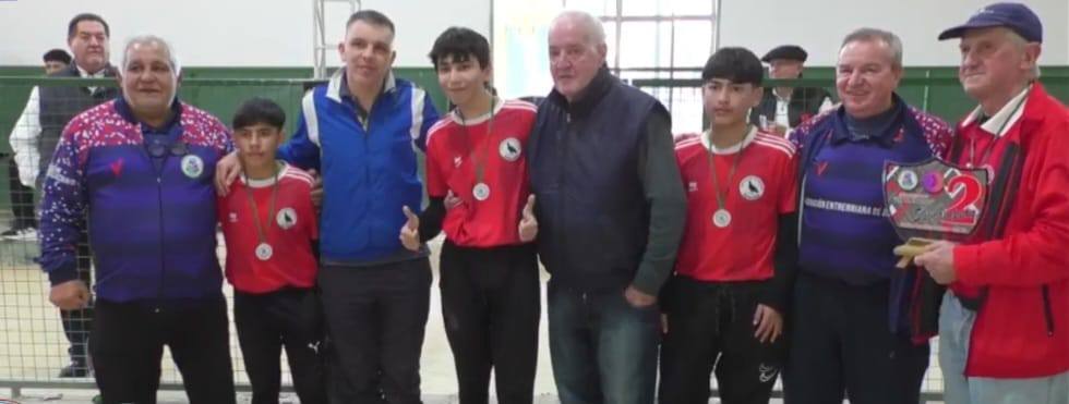 Chicos de Villa del Rosario y Chajarí se consagraron subcampeones provinciales sub 15 de bochas