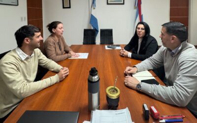 Perini se reunió con el presidente del CGE y planteó la necesidad de obras de infraestructura y otros temas