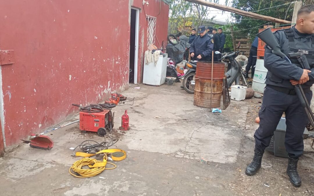 Allanamiento en Mocoretá: Recuperaron herramientas que habrían sido robadas a una familia en colonia San Andrés