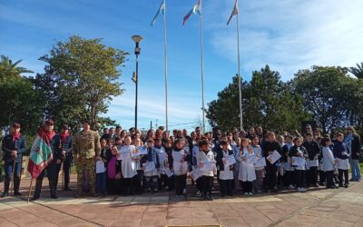 Villa del Rosario celebró el Día de la Bandera: Alumnos prometieron lealtad a la enseña patria