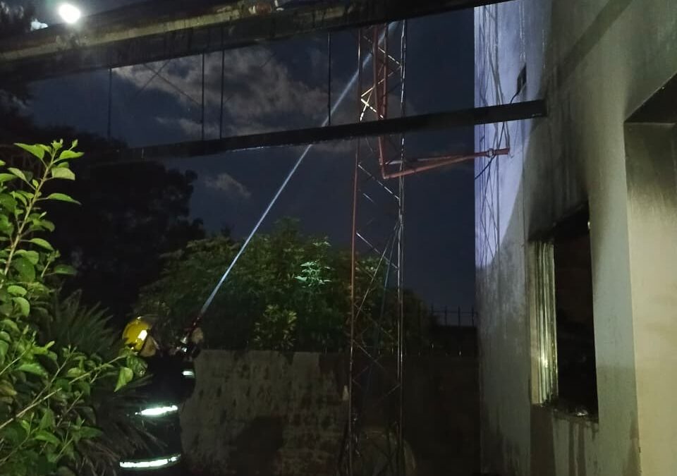 Se produjo un incendio en una vivienda de Villa del Rosario