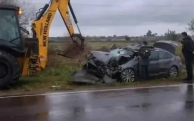 Falleció uno de los empresarios que chocó contra excavadora y llevaba ocultos casi $200 millones