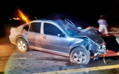 Un niño sufrió graves heridas tras un choque entre dos autos en la ex Ruta 18