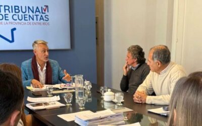 El intendente de Federación se reunió con el presidente del Tribunal de Cuentas para fortalecer la administración municipal