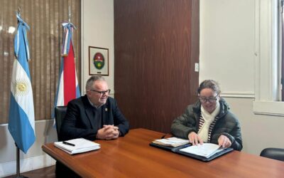 Vanina Perini se reunió con el ministro de Planeamiento por obras para Villa del Rosario