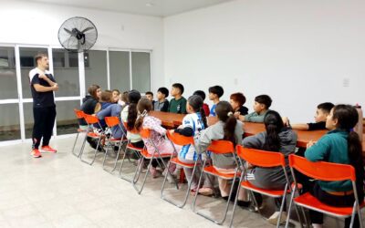 Vacaciones de invierno: Niños disfrutaron de una nueva «pijamada» en Villa del Rosario