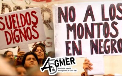 Agmer definió un paro para el próximo lunes y las clases no volverán con normalidad tras el receso