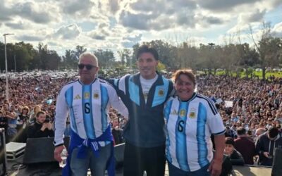 Lisandro Martínez fue recibido por una multitud en Gualeguay: “Quiero dejar mi legado en el fútbol”