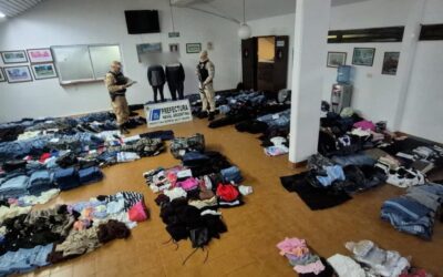 Prefectura incautó un cargamento de ropa valuado en más de 52 millones de pesos: Iba a ser contrabandeado a Uruguay