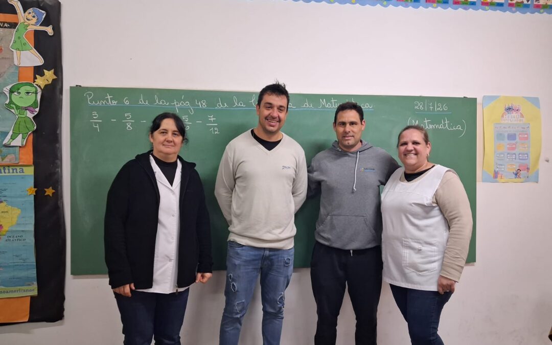 Desde Encuentro por Villa del Rosario concretaron un nuevo aporte a escuela local