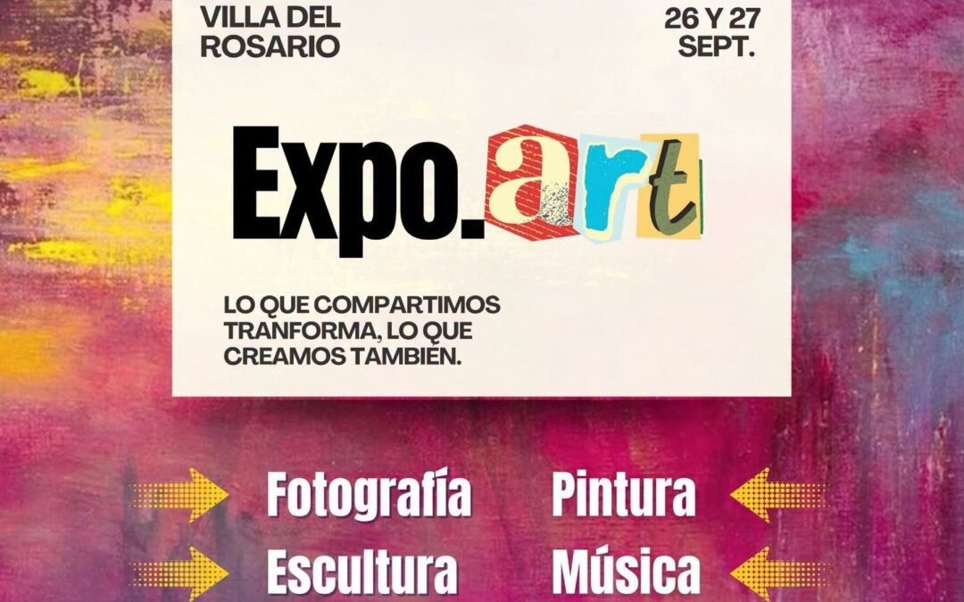 Convocan a participar de la segunda edición de la Expo.Art en Villa del Rosario