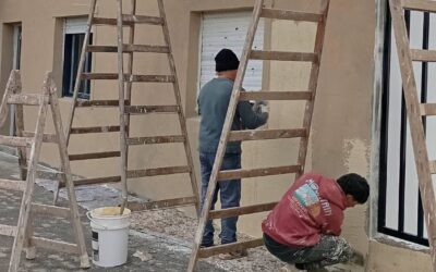 Ejecutan trabajos de mantenimiento en edificios municipales de Villa del Rosario