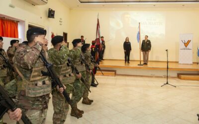 Se realizó en Villa del Rosario el acto por un nuevo aniversario del fallecimiento del General San Martín