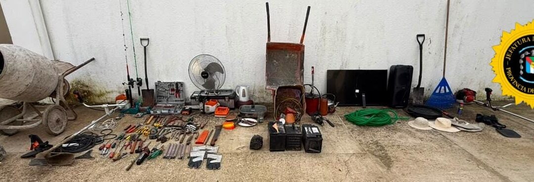 La Policía de Chajarí recuperó herramientas y otros elementos que habían sido hurtados