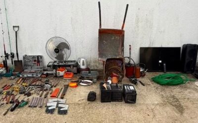 La Policía de Chajarí recuperó herramientas y otros elementos que habían sido hurtados