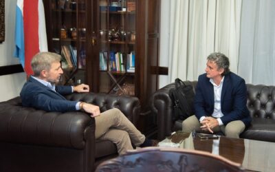 Frigerio y Bravo analizaron proyectos de vivienda e infraestructura para Federación