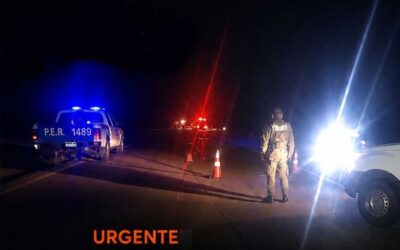 Volcó y se prendió fuego un camión cisterna con combustible en Ruta 14