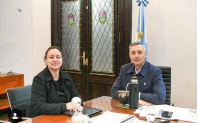 Vanina Perini se reunió con Hein y valoró «la importancia del vínculo institucional»
