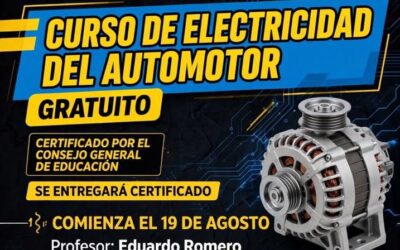 Con más de 30 inscriptos, se brindará en Villa del Rosario un Curso de Electricidad del Automotor