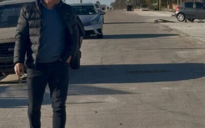 Bravo realizó un recorrido por las obras que se ejecutan en Federación