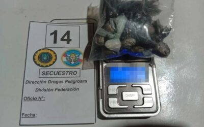 Operativo antidrogas en Chajarí: cuatro detenidos y secuestro de cocaína, marihuana y municiones en allanamientos a la vera de la Autovía 14