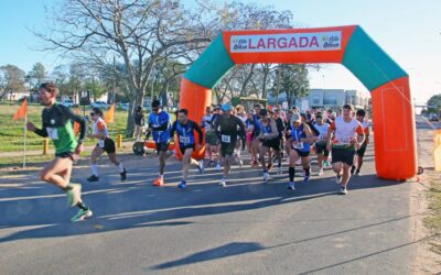 Ignacio Valin y Daniela Penoni ganaron en los 10 K de la Maratón 143° Aniversario de Villa del Rosario